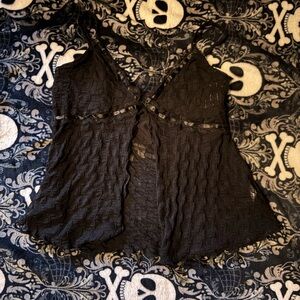 Black Lace sheet top
